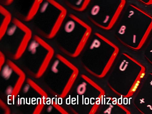 El inventario del localizador